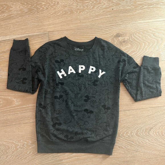 Disney Black and gray sweatshirt, size xs - Picture 1 of 3